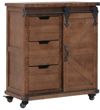 Sideboard Massivholz Tanne 64x33,5x75 cm Braun