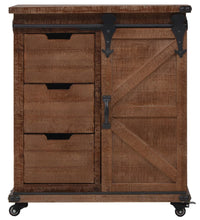 Sideboard Massivholz Tanne 64x33,5x75 cm Braun