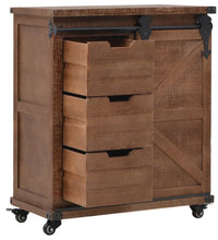 Sideboard Massivholz Tanne 64x33,5x75 cm Braun