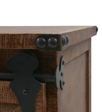 Sideboard Massivholz Tanne 64x33,5x75 cm Braun