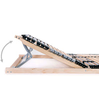 Lattenrost mit 42 Latten 7 Zonen 100x200 cm