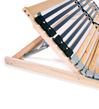 Lattenrost mit 42 Latten 7 Zonen 100x200 cm