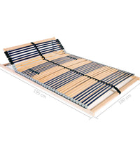 Lattenrost mit 42 Latten 7 Zonen 100x200 cm