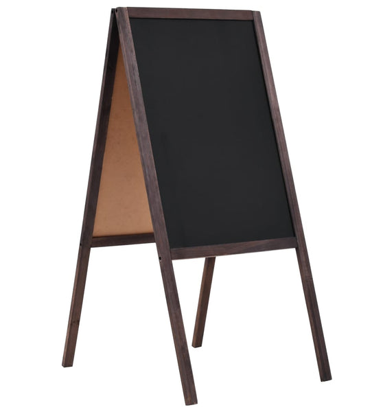 Tafel Kundenstopper Doppelseitig Zedernholz Freistehend 40×60cm