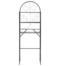 Toilettenregal Schwarz 60x33x174 cm