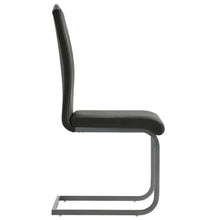 Freischwinger 2 Stk. Grau Kunstleder