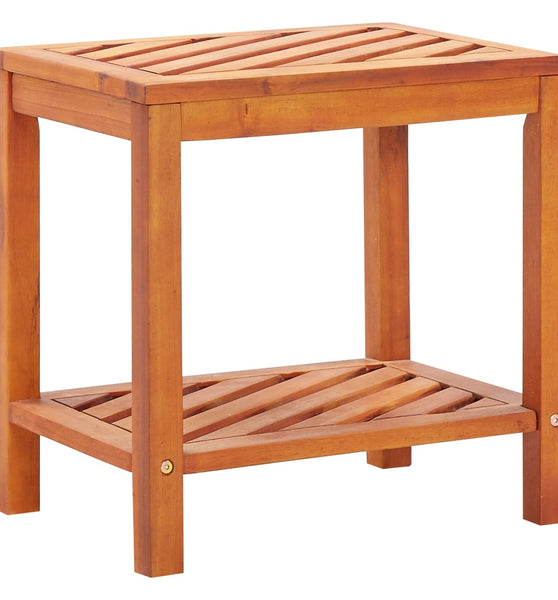 Beistelltisch Akazienholz Massiv 45 x 33 x 45 cm