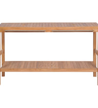 Waschtischunterschrank Massivholz Teak 132x45x75 cm