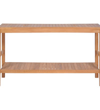 Waschtischunterschrank Massivholz Teak 132x45x75 cm