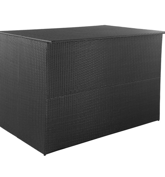 Garden-Auflagenbox Schwarz 150x100x100 cm Poly Rattan