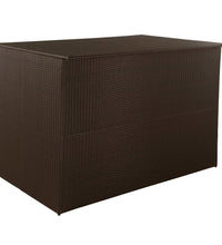 Garden-Auflagenbox Braun 150x100x100 cm Poly Rattan