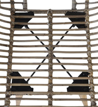 Esszimmerstühle 2 Stk. Braun Natürliches Rattan