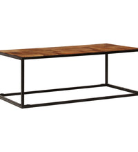 Couchtisch 110x60x40 cm Massivholz Akazie und Stahl