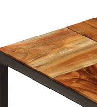Couchtisch 110x60x40 cm Massivholz Akazie und Stahl