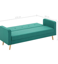 Sofa Stoff Grün