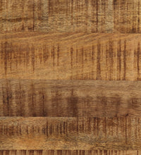 Esstisch Raues Massives Mangoholz und Stahl 120 cm