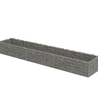 Gabionen-Hochbeet Verzinkter Stahl 450×90×50 cm