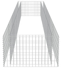 Gabionen-Hochbeet Verzinkter Stahl 450×90×50 cm
