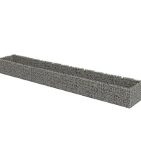 Gabionen-Hochbeet Verzinkter Stahl 540×90×50 cm