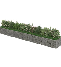 Gabionen-Hochbeet Verzinkter Stahl 540×90×50 cm