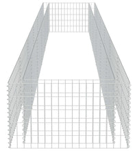 Gabionen-Hochbeet Verzinkter Stahl 540×90×50 cm