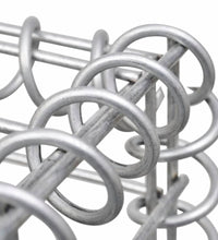 Gabionen-Hochbeet Verzinkter Stahl 540×90×50 cm