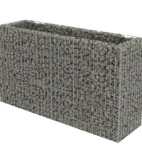 Gabionen-Hochbeet Verzinkter Stahl 180×50×100 cm