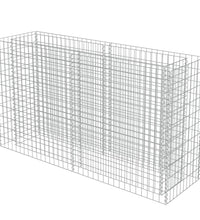 Gabionen-Hochbeet Verzinkter Stahl 180×50×100 cm
