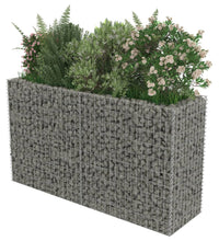 Gabionen-Hochbeet Verzinkter Stahl 180×50×100 cm