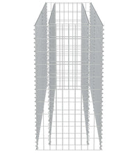 Gabionen-Hochbeet Verzinkter Stahl 180×50×100 cm