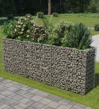 Gabionen-Hochbeet Verzinkter Stahl 270×50×100 cm