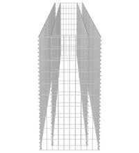 Gabionen-Hochbeet Verzinkter Stahl 450×50×100 cm
