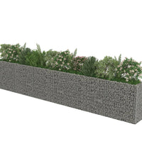 Gabionen-Hochbeet Verzinkter Stahl 540×50×100 cm