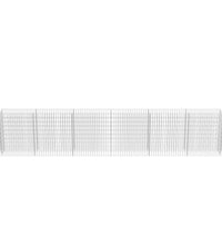 Gabionen-Hochbeet Verzinkter Stahl 540×50×100 cm