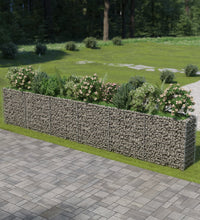 Gabionen-Hochbeet Verzinkter Stahl 540×50×100 cm