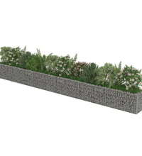 Gabionen-Hochbeet Verzinkter Stahl 540×50×50 cm
