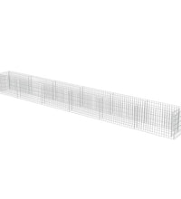 Gabionen-Hochbeet Verzinkter Stahl 540×50×50 cm
