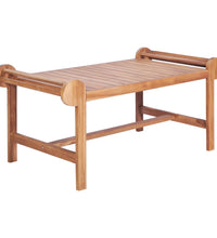 Couchtisch 100x50x45 cm Massivholz Teak