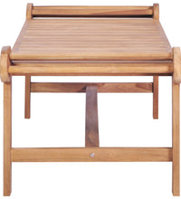 Couchtisch 100x50x45 cm Massivholz Teak