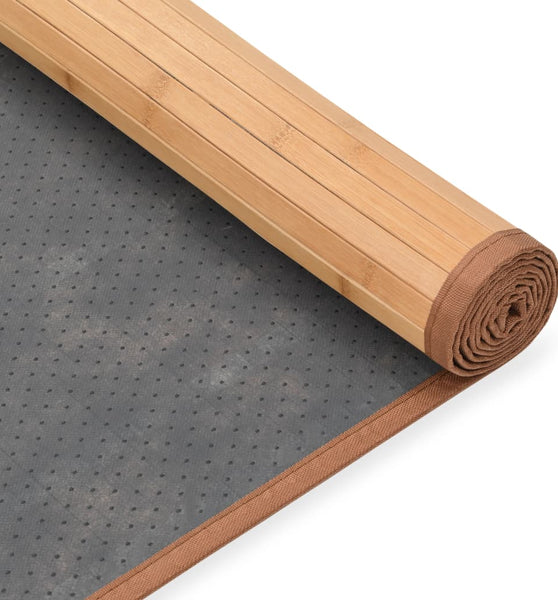 Teppich Bambus 100x160 cm Braun