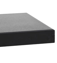 Sonnenschirmständer Granit 20 kg Quadrat Schwarz