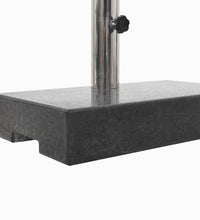 Sonnenschirmständer Granit 25 kg Rechteckig Schwarz