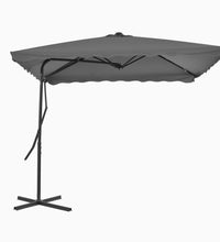 Sonnenschirm mit Stahl-Mast 250x250 cm Anthrazit