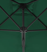 Sonnenschirm mit Stahl-Mast 300 cm Grün