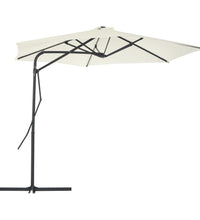 Sonnenschirm mit Stahl-Mast 300 cm Sandweiß