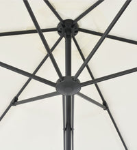 Sonnenschirm mit Stahl-Mast 300 cm Sandweiß