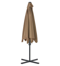 Sonnenschirm mit Stahl-Mast 300 cm Taupe