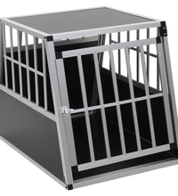 Hundetransportbox mit Einzeltür 65 x 91 x 69,5 cm