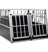 Hundetransportbox mit Doppeltür 94 x 88 x 69 cm