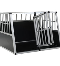 Hundetransportbox mit Doppeltür 94 x 88 x 69 cm